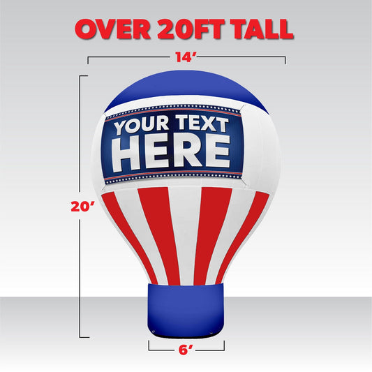 20ft Giant Inflatable Patriotic Balloon