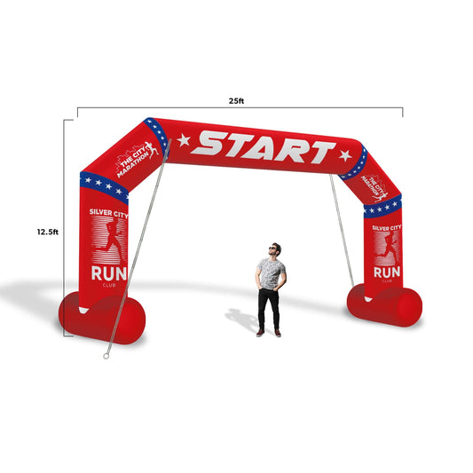 Custom Inflatable Arch Angled 10M0210213-TSET