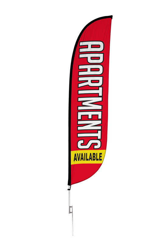 Apartments Available Feather Flag 