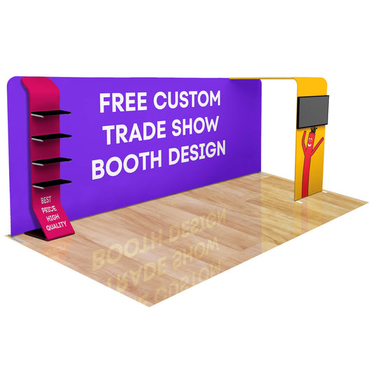 20ft Fastzip™ Custom Trade Show Booth 