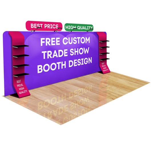 20ft Fastzip™ Custom Trade Show Booth 