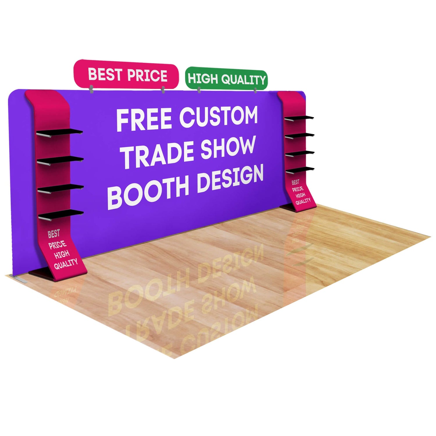 20ft Fastzip™ Custom Trade Show Booth 