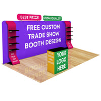 20ft Fastzip™ Custom Trade Show Booth 