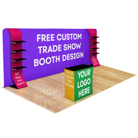 20ft Fastzip™ Custom Trade Show Booth 