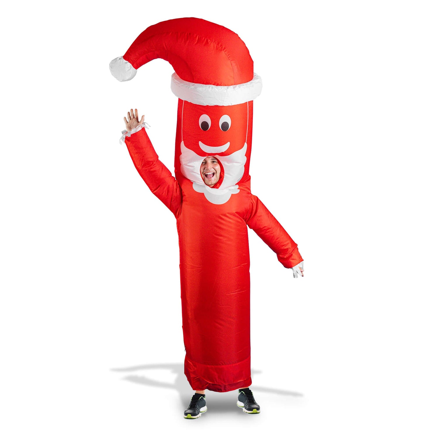 Air Dancers® Inflatable Tube Man "Santa Disguise" Costume 