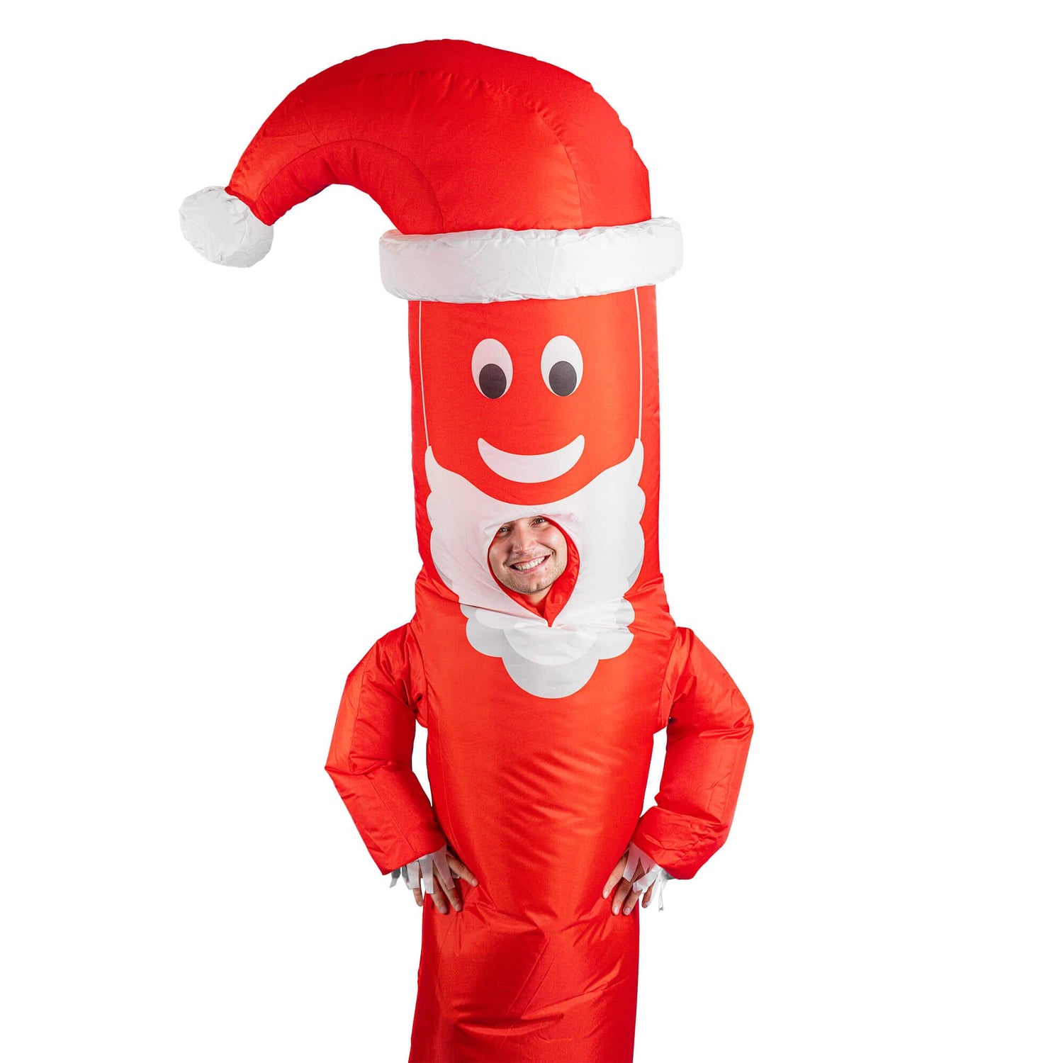 Air Dancers® Inflatable Tube Man "Santa Disguise" Costume 