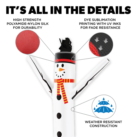 Snowman Air Dancers® Inflatable Tube Man 