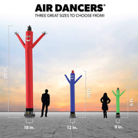 Valentine's Day with Hearts Air Dancers® Inflatable Tube Man 