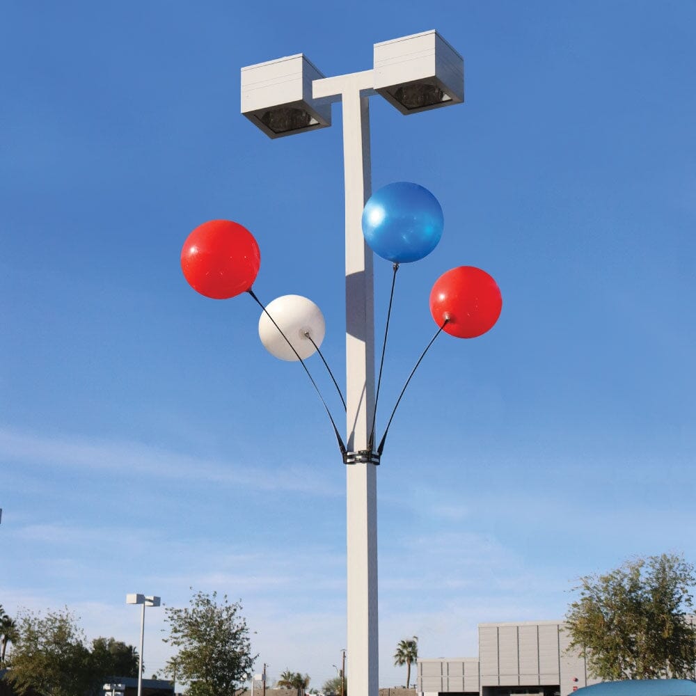 Reusable Vinyl Balloon Light Pole Kit - 4 Balloons 