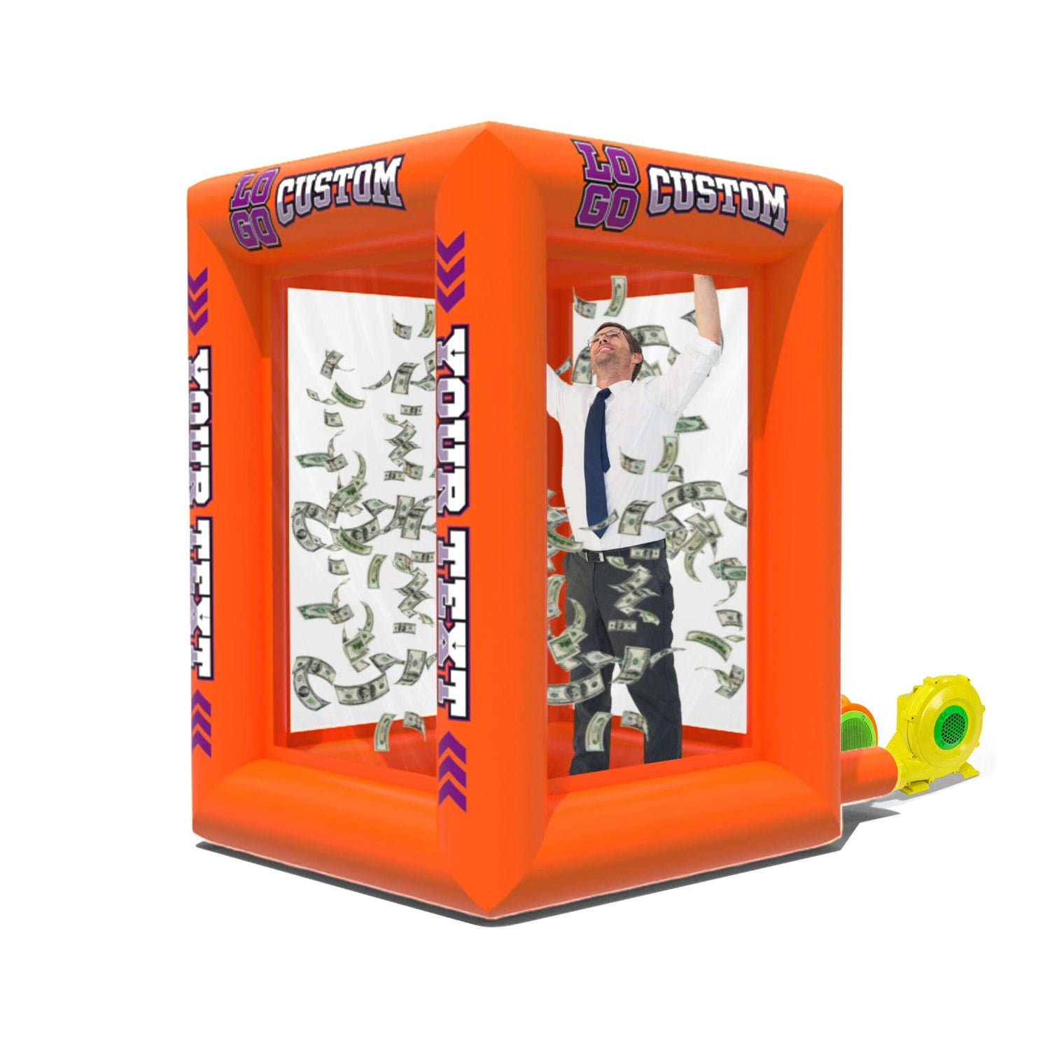 Custom Inflatable Cash Grab Machine 10M0210650