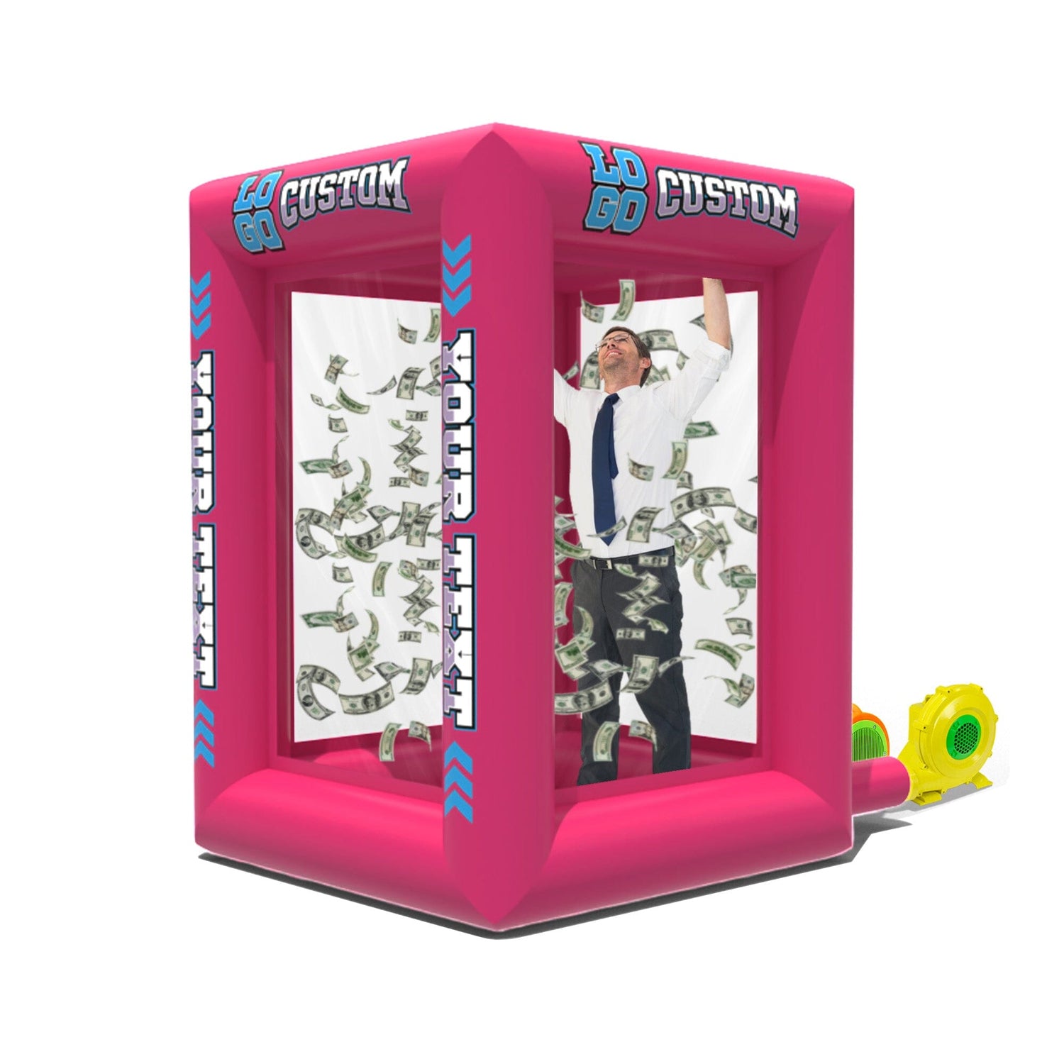 Custom Inflatable Cash Grab Machine 10M0210652