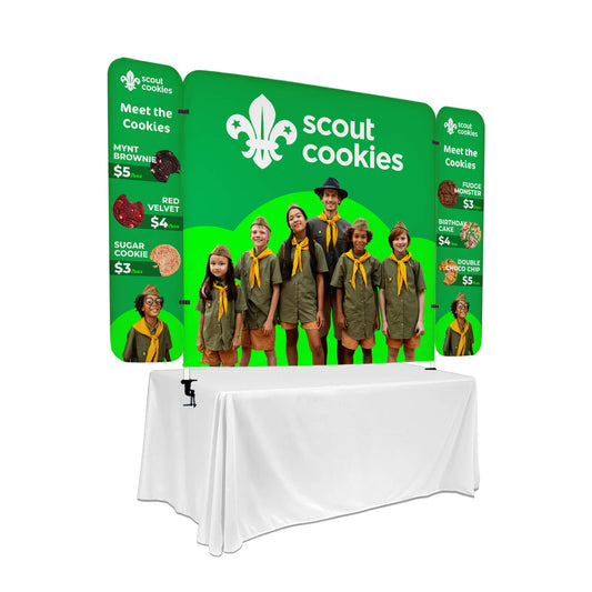 Custom Table Top Banner Display 