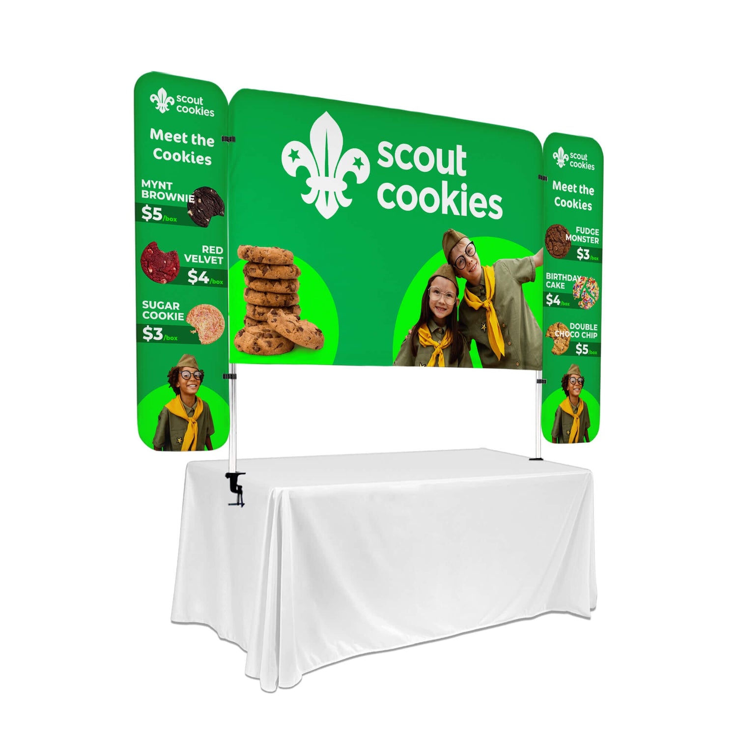 Custom Table Top Banner Display 