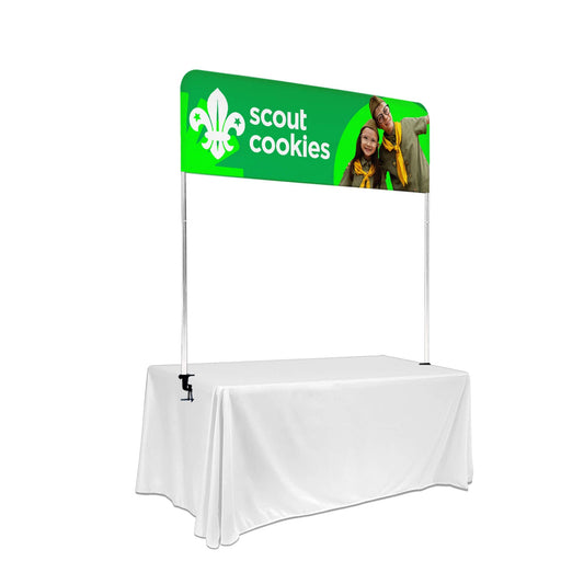 Custom Table Top Banner Display 