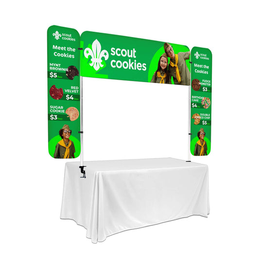 Custom Table Top Banner Display 