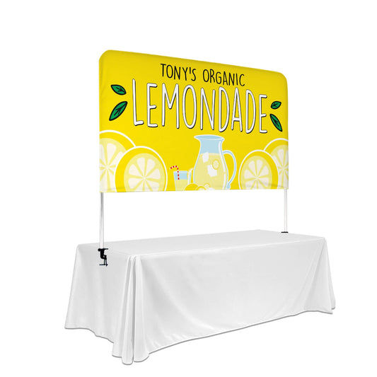 Custom Table Top Banner Display 