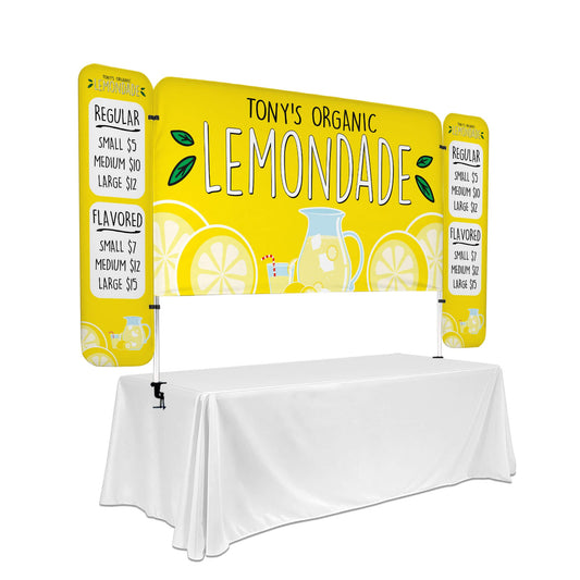 Custom Table Top Banner Display 