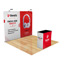 10ft EZ-ZIP Straight Trade Show Booth 10M8020016