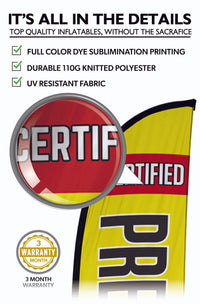 Certified Pre-Owned Feather Flag 