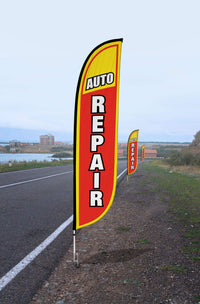 Auto Repair Feather Flag 