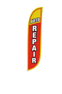 Auto Repair Feather Flag 