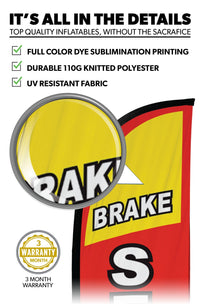 Brake Service Feather Flag 