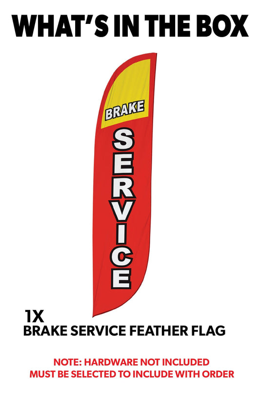 Brake Service Feather Flag 