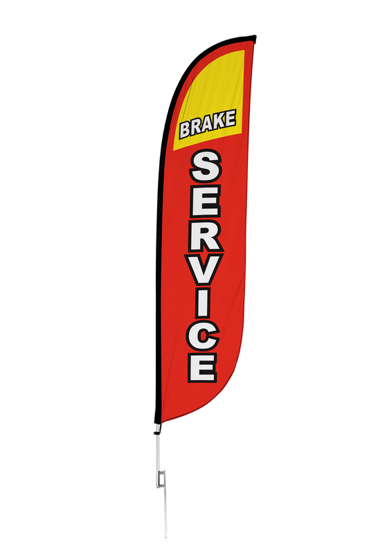 Brake Service Feather Flag 