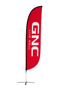 GNC Feather Flag Red 