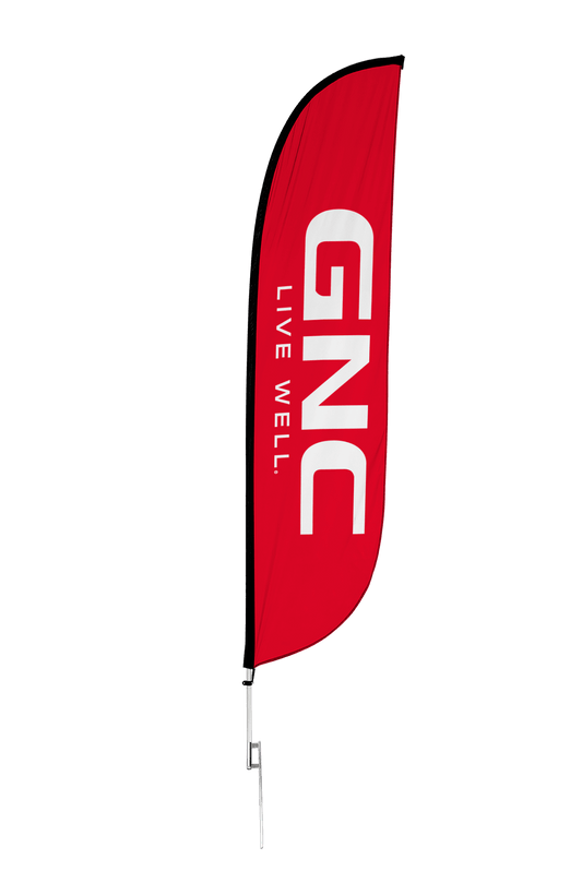 GNC Feather Flag Red 