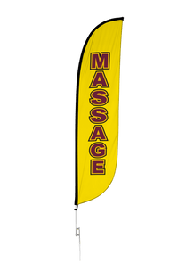 Massage Feather Flag 