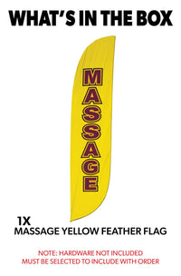 Massage Feather Flag 