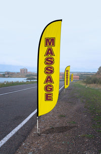 Massage Feather Flag 