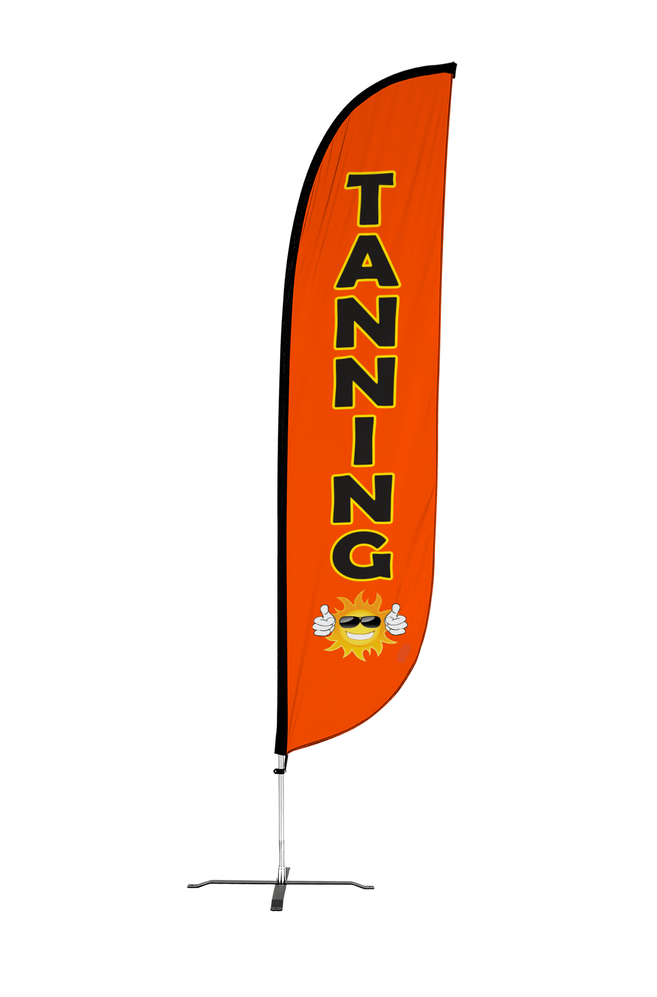 Tanning Feather Flag Orange 