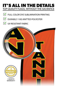 Tanning Feather Flag Orange 