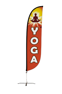 Yoga Feather Flag Red 