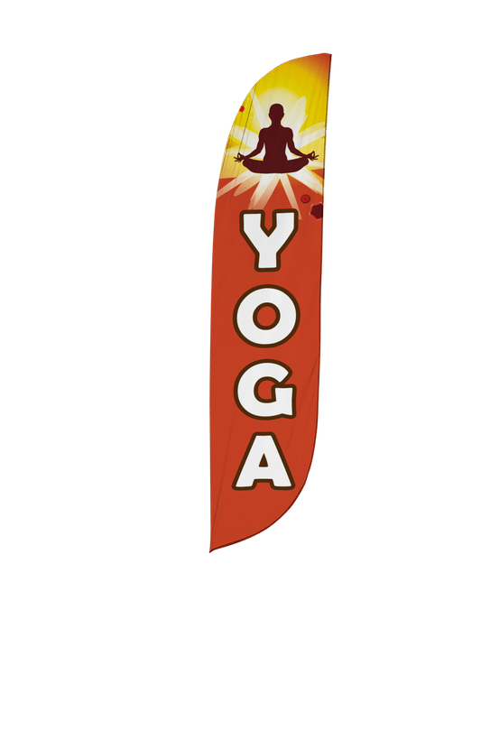 Yoga Feather Flag Red 