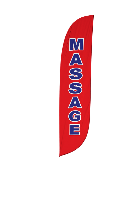 Massage Feather Flag 