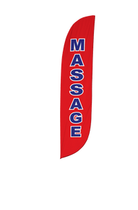 Massage Feather Flag 