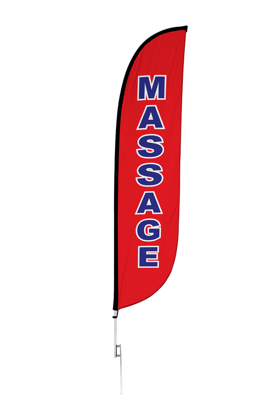 Massage Feather Flag 