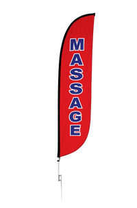 Massage Feather Flag 