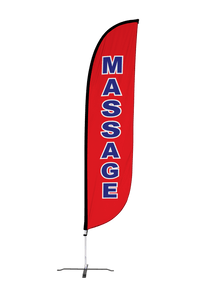 Massage Feather Flag 