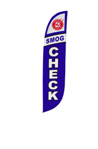 Smog Check Feather Flag 