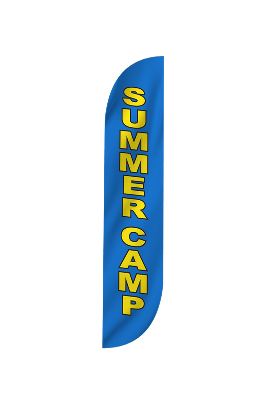 Summer Camp Feather Flag Blue 