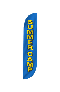 Summer Camp Feather Flag Blue 