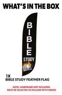 Bible Study Feather Flag 