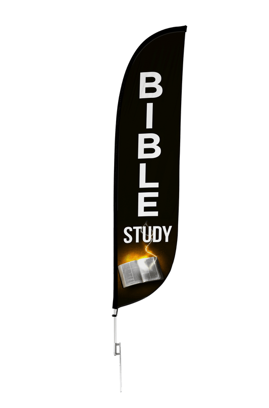 Bible Study Feather Flag 