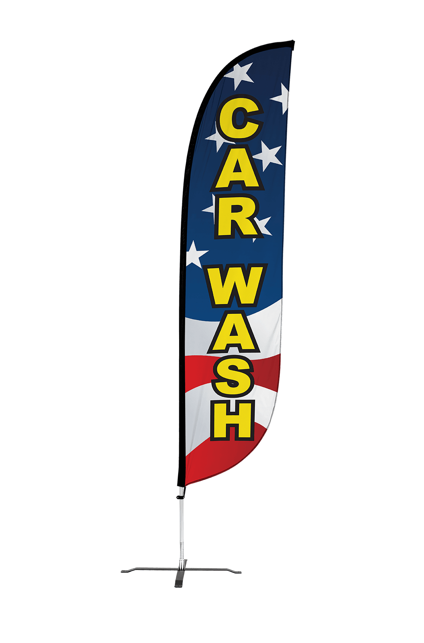 Car Wash Feather Flag 