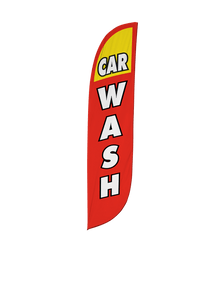 Car Wash Feather Flag 