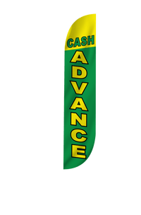 Cash Advance Feather Flag 